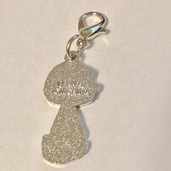 Peanuts Snoopy Linus Van Pelt Clip On Charm Zipper Pull Purse Charm Signed - Picture 5 of 8